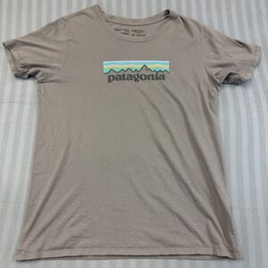 Patagonia Large Unisex Short Sleeve T-Shirt Cotton Blue Size Large